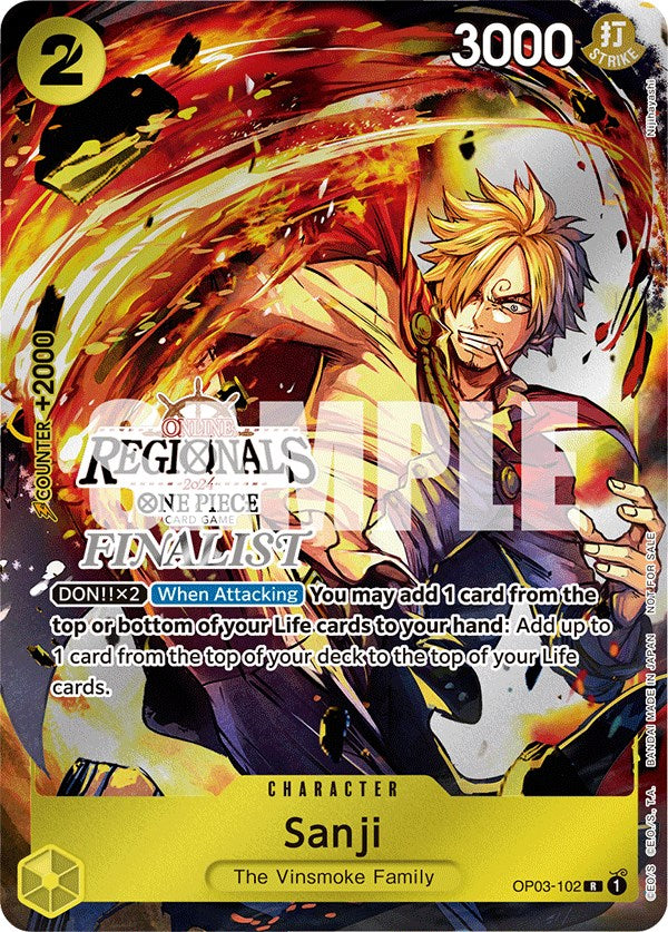 Sanji (Online Regional 2024) [Finalist] [One Piece Promotion Cards] | Clutch Gaming