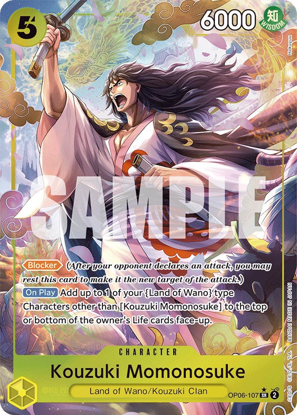 Kouzuki Momonosuke (Alternate Art) [Wings of the Captain] | Clutch Gaming