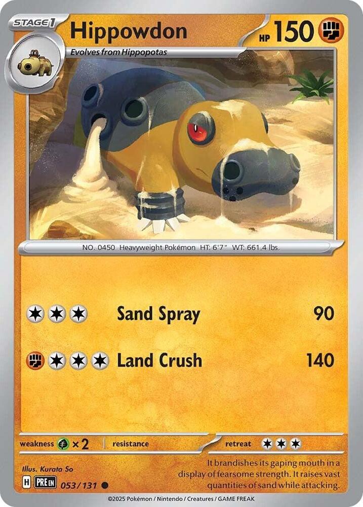 Hippowdon (053/131) [Scarlet & Violet: Prismatic Evolutions] | Clutch Gaming