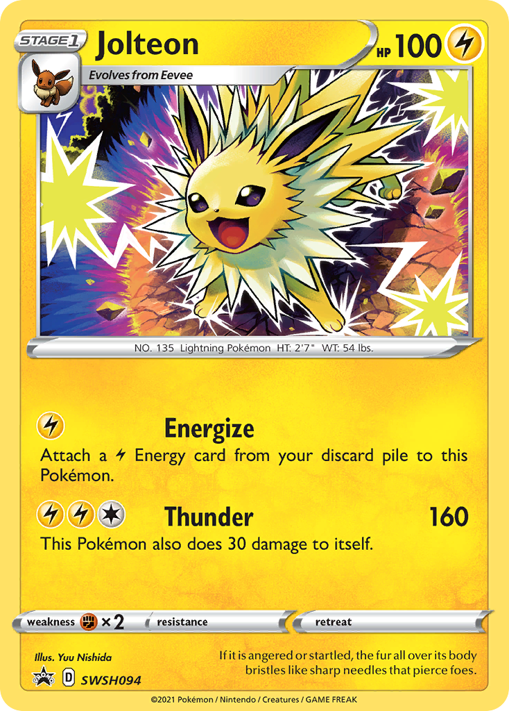 Jolteon (SWSH094) [Sword & Shield: Black Star Promos] | Clutch Gaming