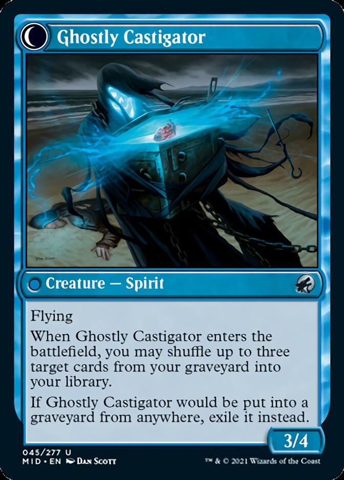 Covetous Castaway // Ghostly Castigator [Innistrad: Midnight Hunt] | Clutch Gaming