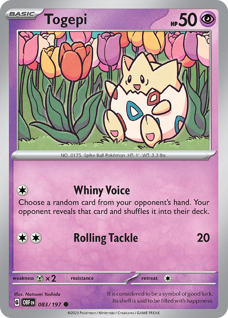 Togepi (083/197) [Scarlet & Violet: Obsidian Flames] | Clutch Gaming