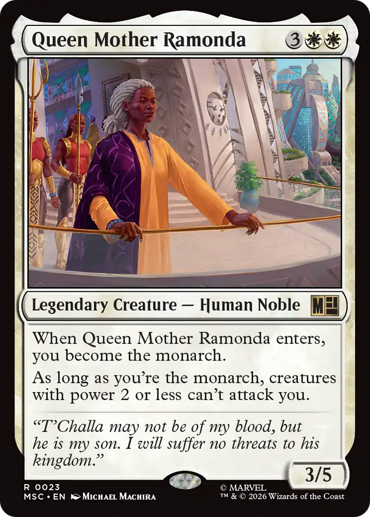 Queen Mother Ramonda (Surge Foil) [Marvel Super Heroes Commander] | Clutch Gaming