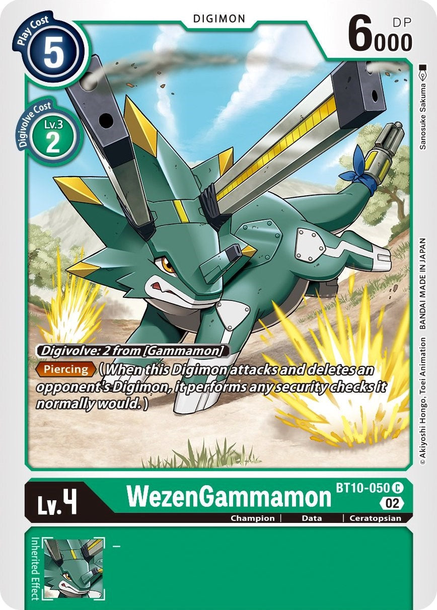 WezenGammamon [BT10-050] [Xros Encounter] | Clutch Gaming