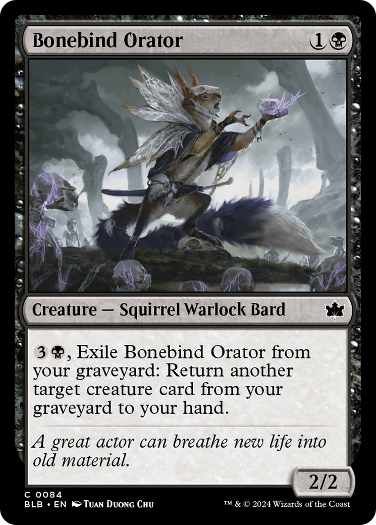 Bonebind Orator [Bloomburrow] | Clutch Gaming