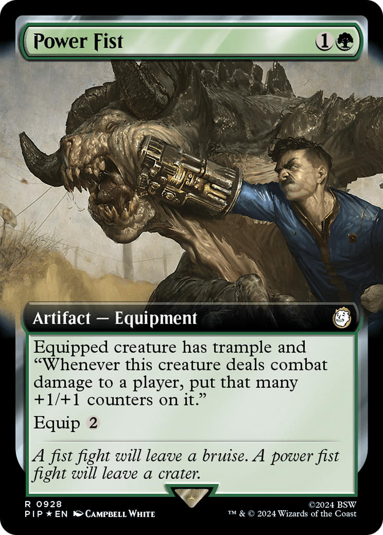 Power Fist (Extended Art) (Surge Foil) [Fallout] | Clutch Gaming