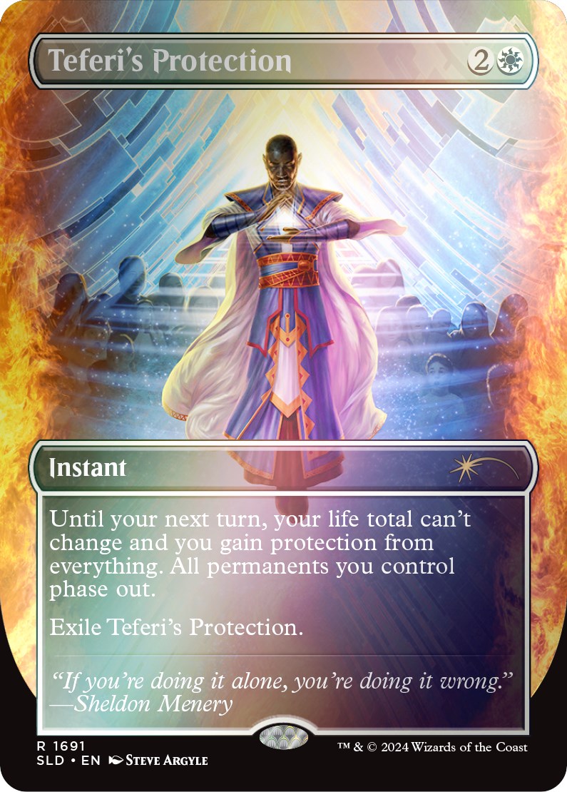 Teferi's Protection (1691) (Rainbow Foil) [Secret Lair Drop Series] | Clutch Gaming