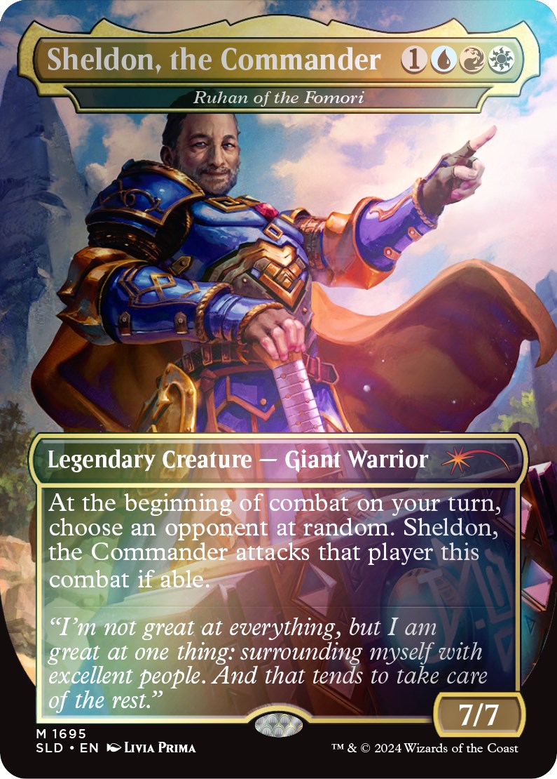 Sheldon, the Commander - Ruhan of the Fomori (Rainbow Foil) [Secret Lair Drop Series] | Clutch Gaming