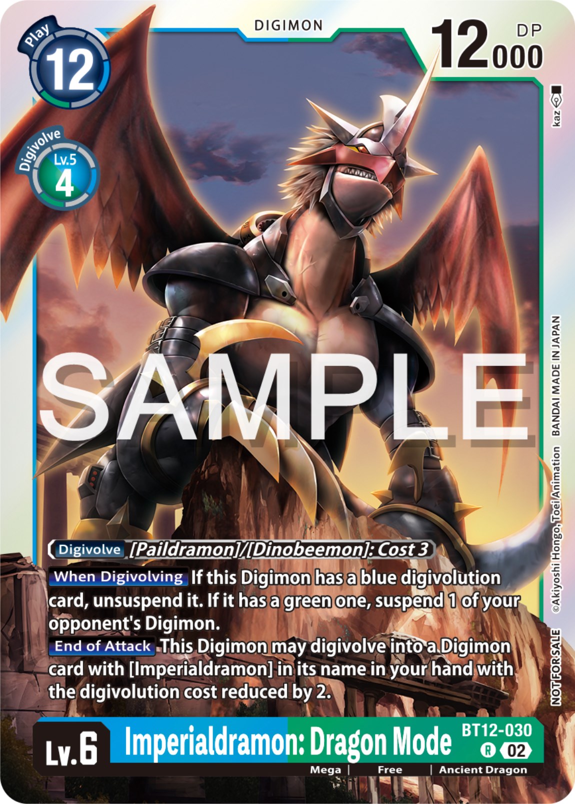 Imperialdramon: Dragon Mode [BT12-030] (Event Pack 6) [Across Time Promos] | Clutch Gaming