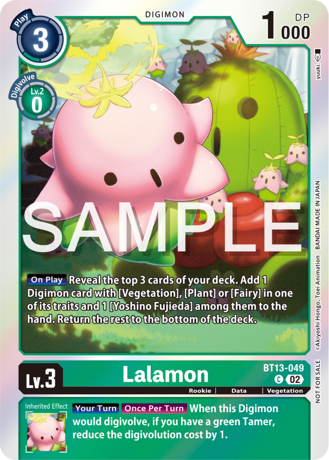 Lalamon [BT13-049] (Event Pack 6) [Versus Royal Knights Promos] | Clutch Gaming