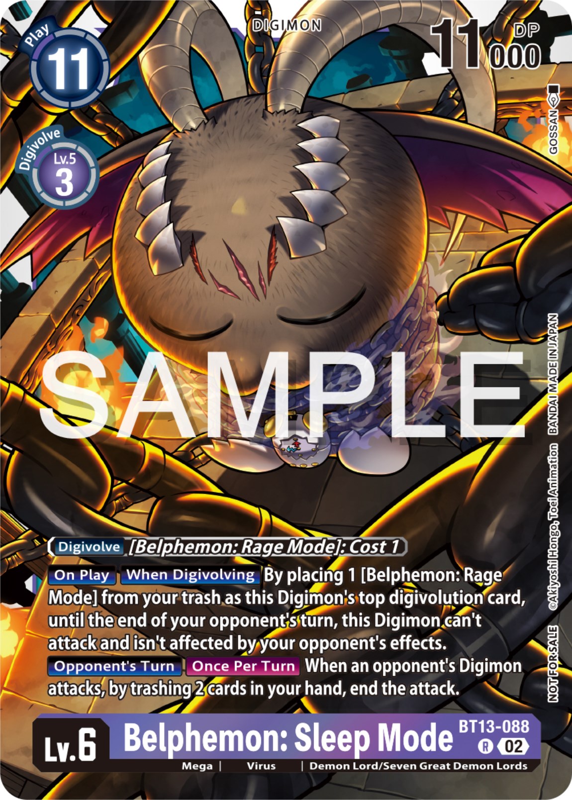 Belphemon: Sleep Mode [BT13-088] (Event Pack 6) [Versus Royal Knights Promos] | Clutch Gaming