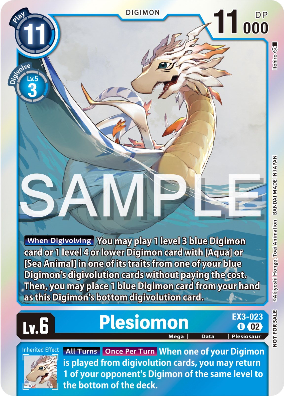 Plesiomon [EX3-023] (Event Pack 6) [Draconic Roar Promos] | Clutch Gaming