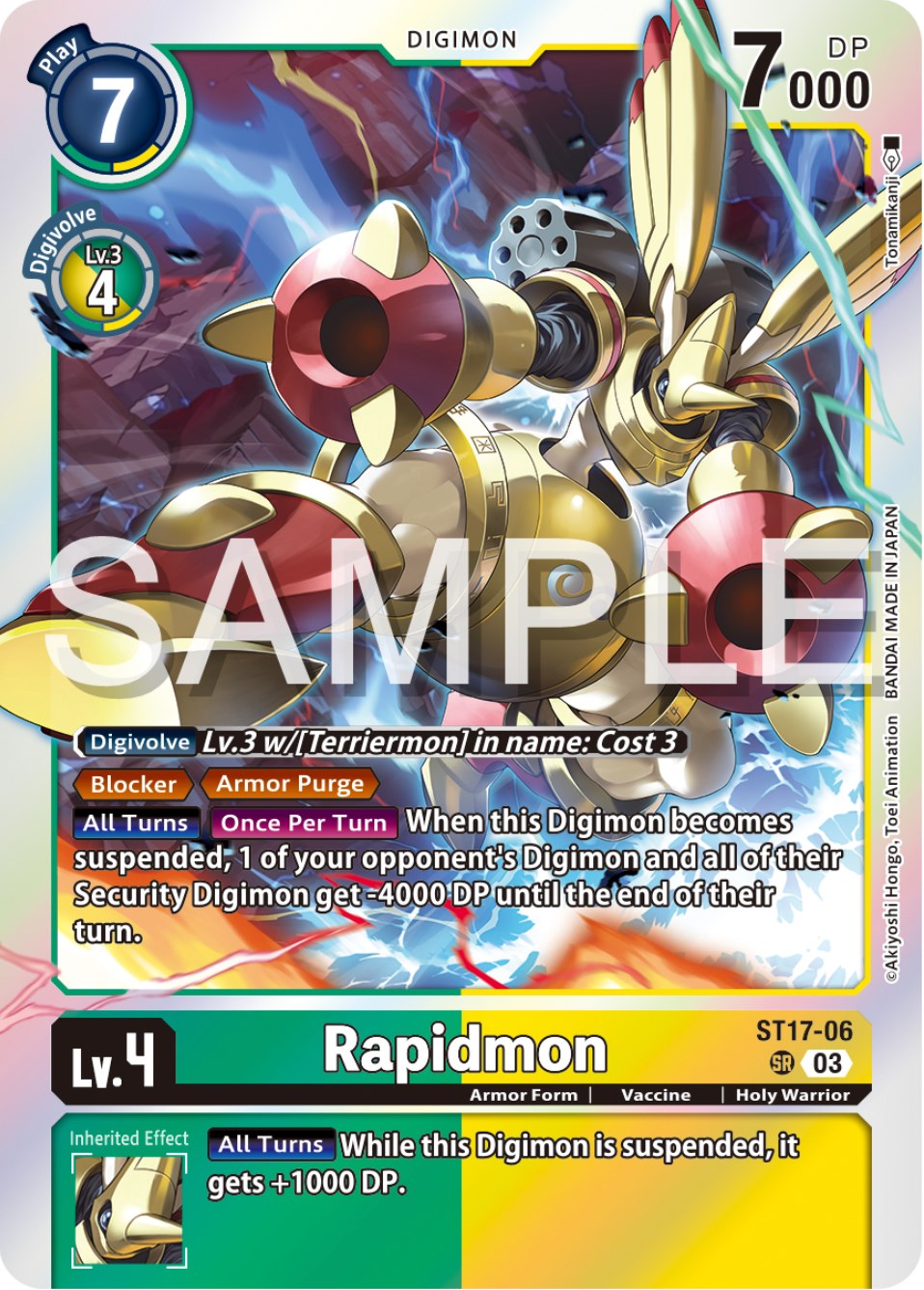 Rapidmon [ST17-06] [Starter Deck: Double Typhoon Advanced Deck Set] | Clutch Gaming