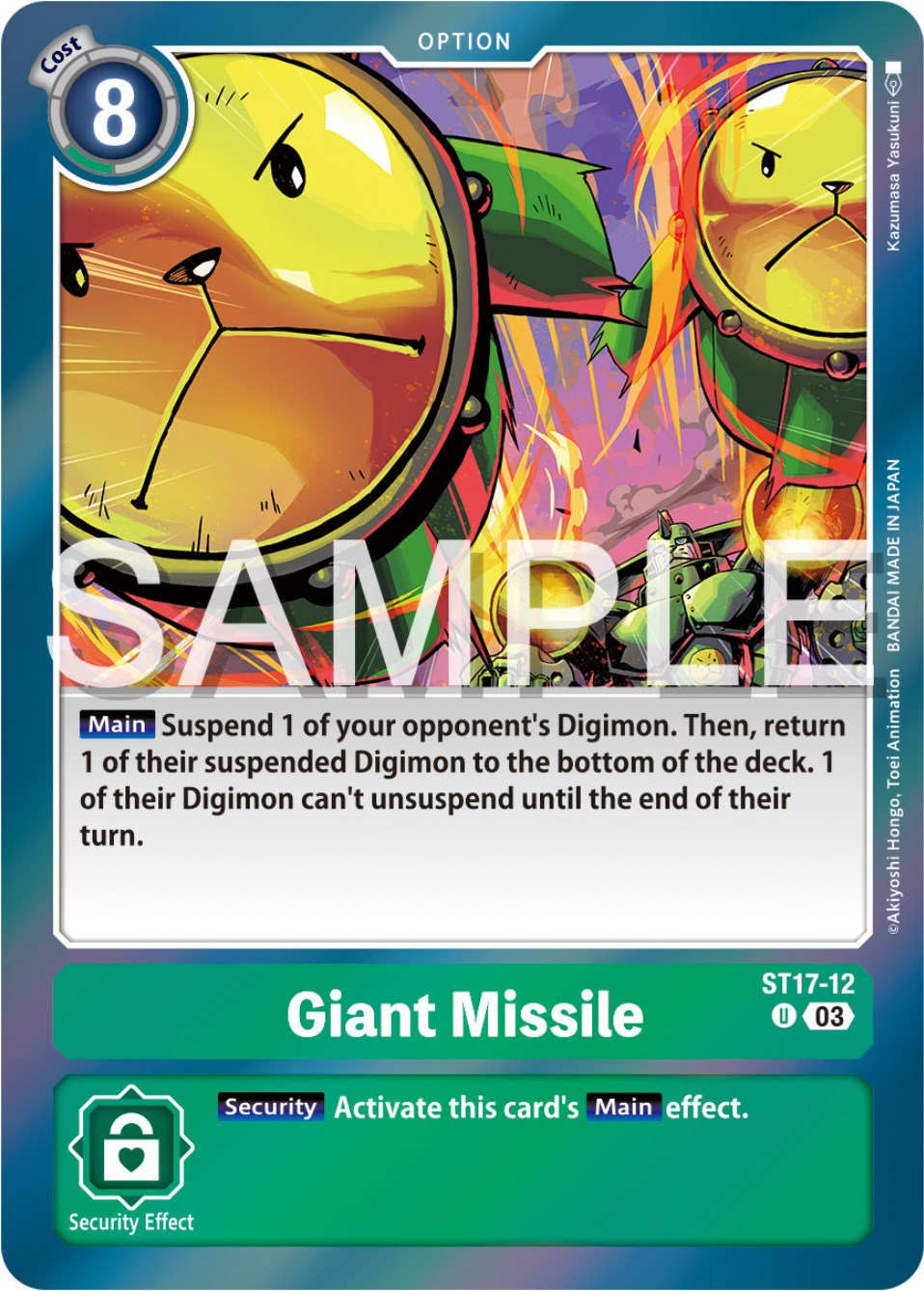 Giant Missile [ST17-12] [Starter Deck: Double Typhoon Advanced Deck Set] | Clutch Gaming