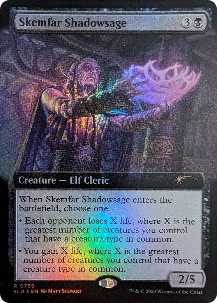 Skemfar Shadowsage (Extended Art) [Secret Lair Drop Series] | Clutch Gaming