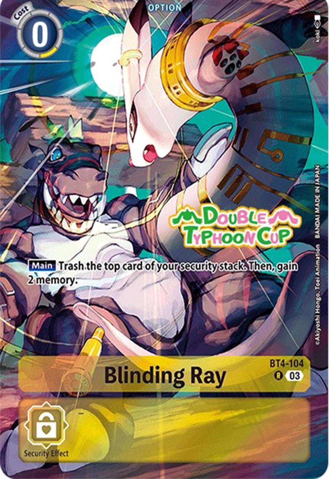 Blinding Ray [BT4-104] (Bonus Pack) [Starter Deck: Double Typhoon Advanced Deck Set Pre-Release Cards] | Clutch Gaming