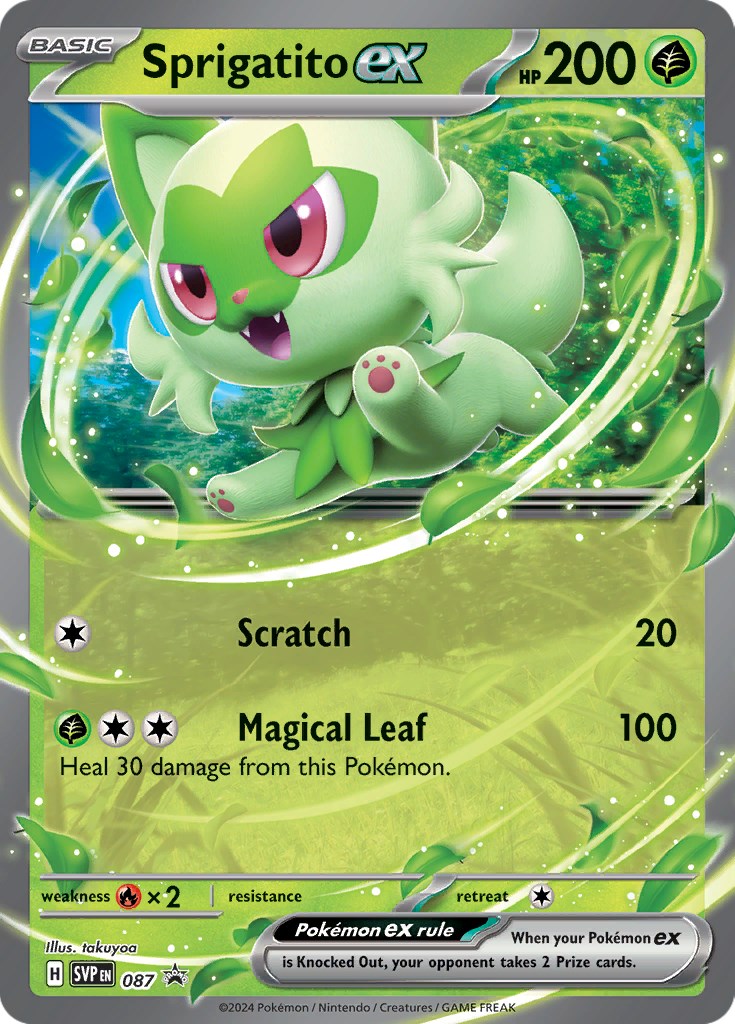 Sprigatito ex (087) [Scarlet & Violet: Black Star Promos] | Clutch Gaming