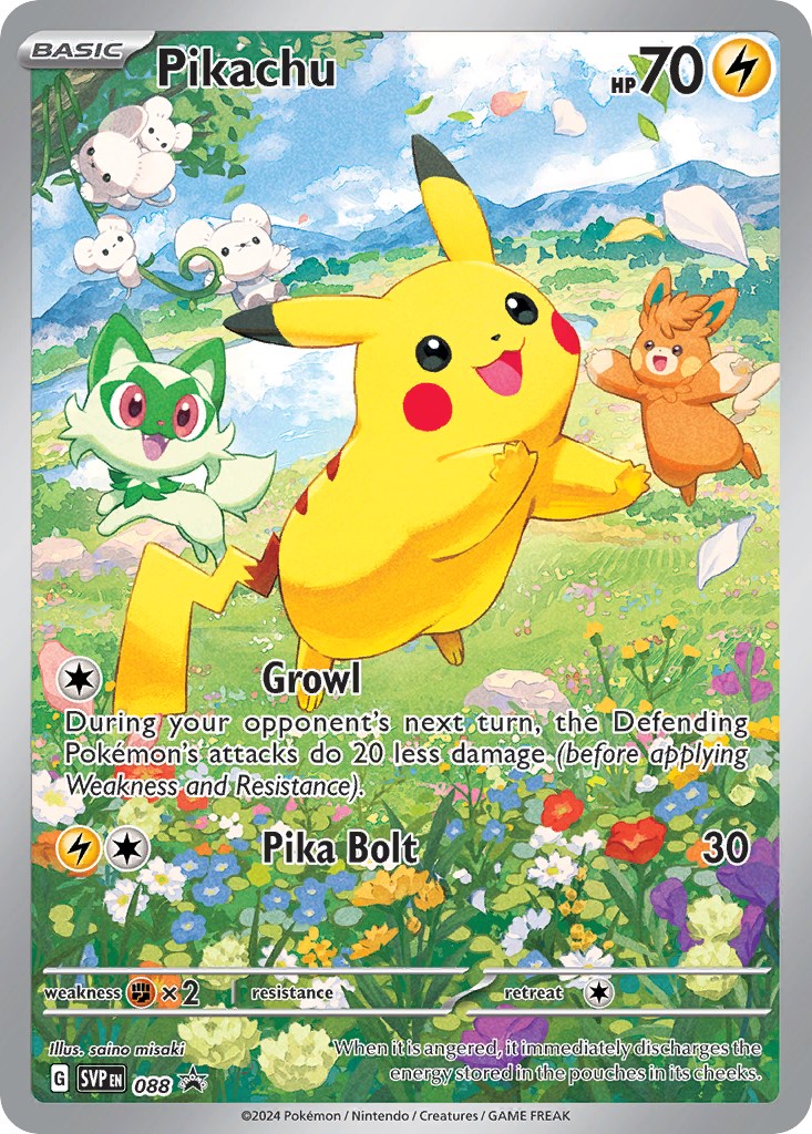 Pikachu (088) [Scarlet & Violet: Black Star Promos] | Clutch Gaming