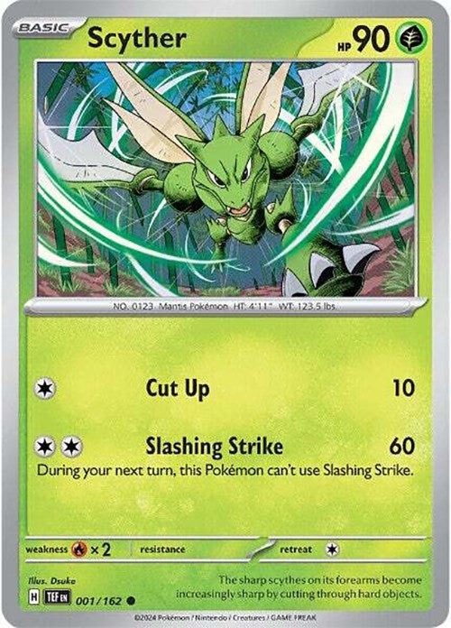 Scyther (001/162) [Scarlet & Violet: Temporal Forces] | Clutch Gaming