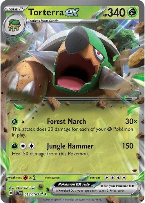 Torterra ex (012/162) [Scarlet & Violet: Temporal Forces] | Clutch Gaming