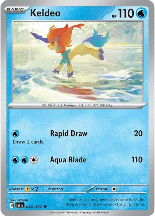 Keldeo (044/162) [Scarlet & Violet: Temporal Forces] | Clutch Gaming