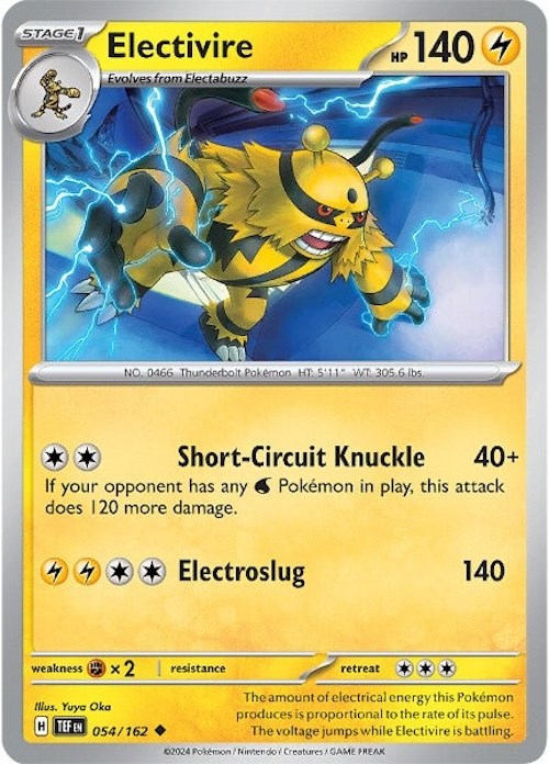 Electivire (054/162) [Scarlet & Violet: Temporal Forces] | Clutch Gaming