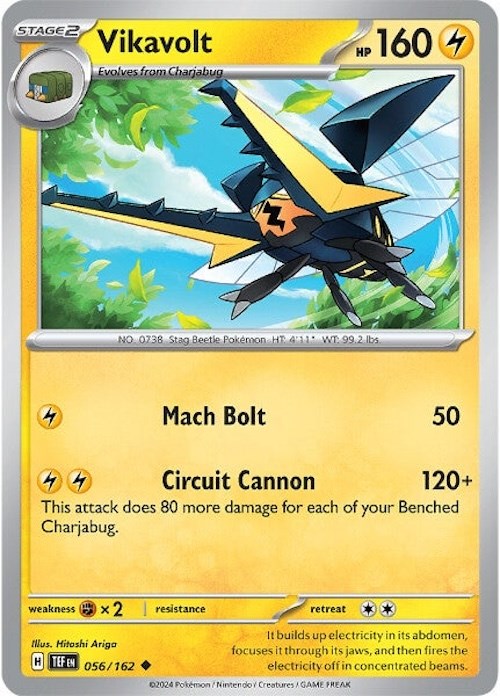 Vikavolt (056/162) [Scarlet & Violet: Temporal Forces] | Clutch Gaming