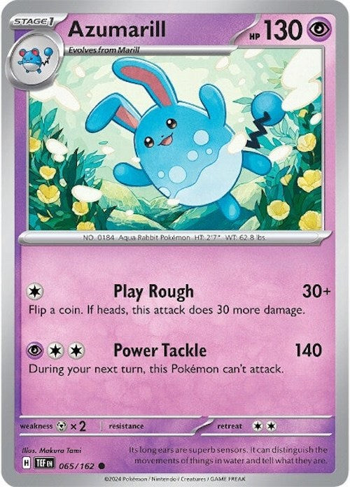 Azumarill (065/162) [Scarlet & Violet: Temporal Forces] | Clutch Gaming