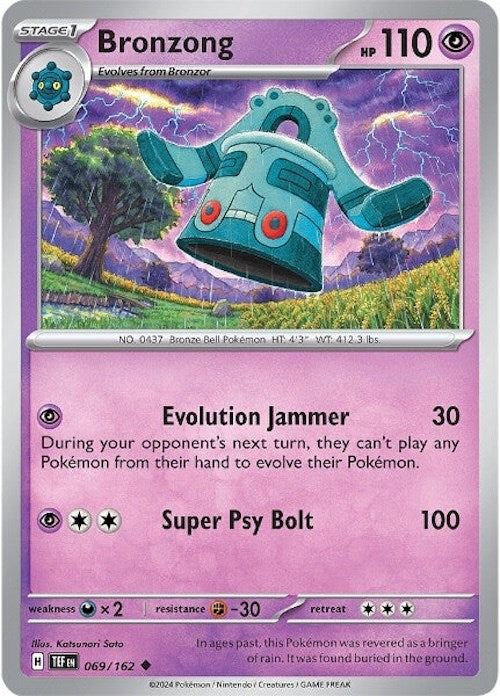 Bronzong (069/162) [Scarlet & Violet: Temporal Forces] | Clutch Gaming