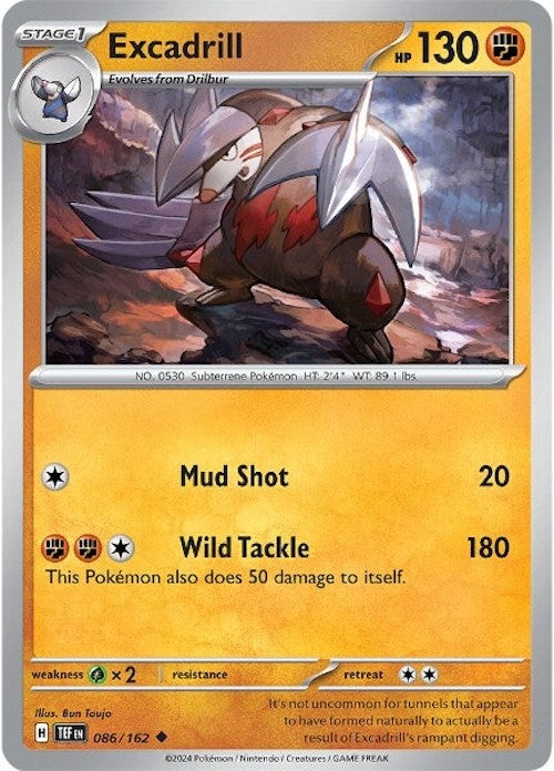 Excadrill (086/162) [Scarlet & Violet: Temporal Forces] | Clutch Gaming