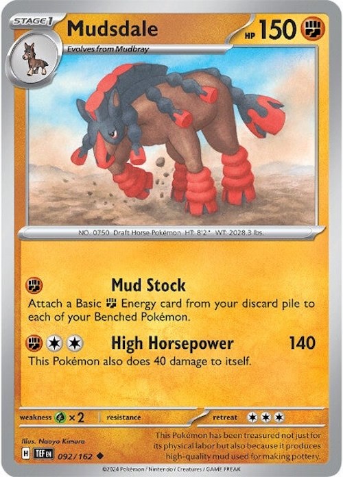 Mudsdale (092/162) [Scarlet & Violet: Temporal Forces] | Clutch Gaming