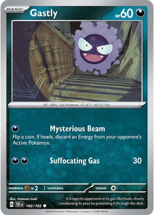 Gastly (102/162) [Scarlet & Violet: Temporal Forces] | Clutch Gaming