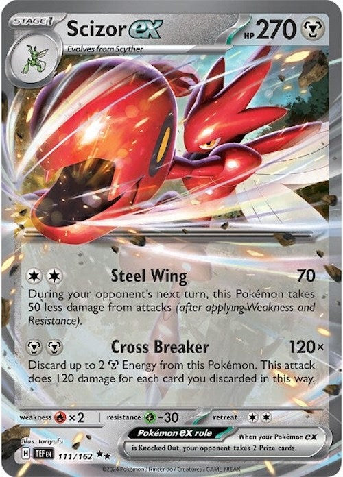 Scizor ex (111/162) [Scarlet & Violet: Temporal Forces] | Clutch Gaming