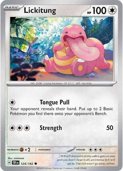 Lickitung (124/162) [Scarlet & Violet: Temporal Forces] | Clutch Gaming