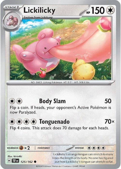 Lickilicky (125/162) [Scarlet & Violet: Temporal Forces] | Clutch Gaming