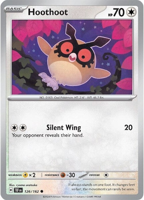 Hoothoot (126/162) [Scarlet & Violet: Temporal Forces] | Clutch Gaming