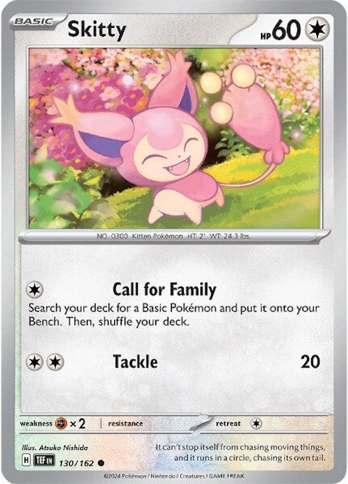 Skitty (130/162) [Scarlet & Violet: Temporal Forces] | Clutch Gaming