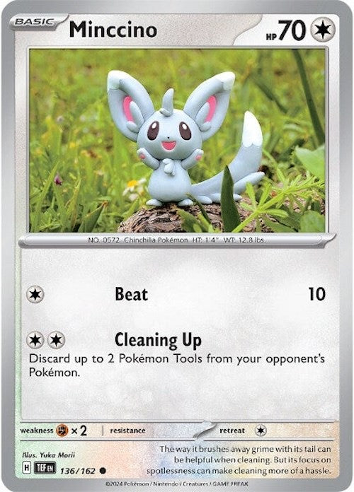 Minccino (136/162) [Scarlet & Violet: Temporal Forces] | Clutch Gaming