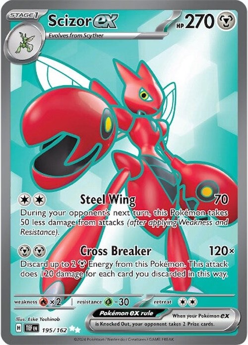 Scizor ex (195/162) [Scarlet & Violet: Temporal Forces] | Clutch Gaming