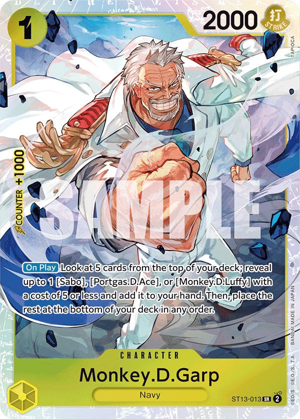 Monkey.D.Garp [Ultra Deck: The Three Brothers] | Clutch Gaming