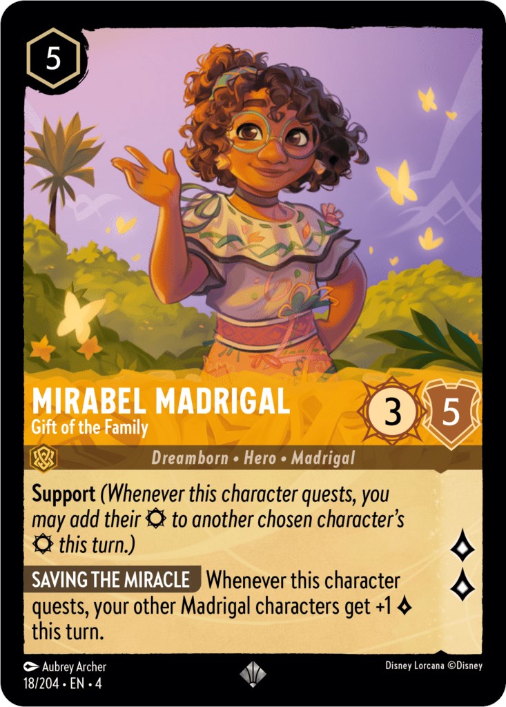 Mirabel Madrigal - Gift of the Family (18/204) [Ursula's Return] | Clutch Gaming