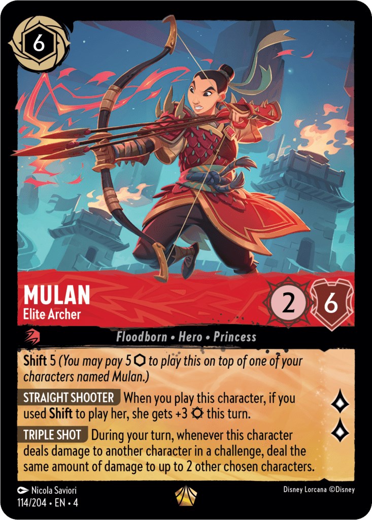 Mulan - Elite Archer (114/204) [Ursula's Return] | Clutch Gaming