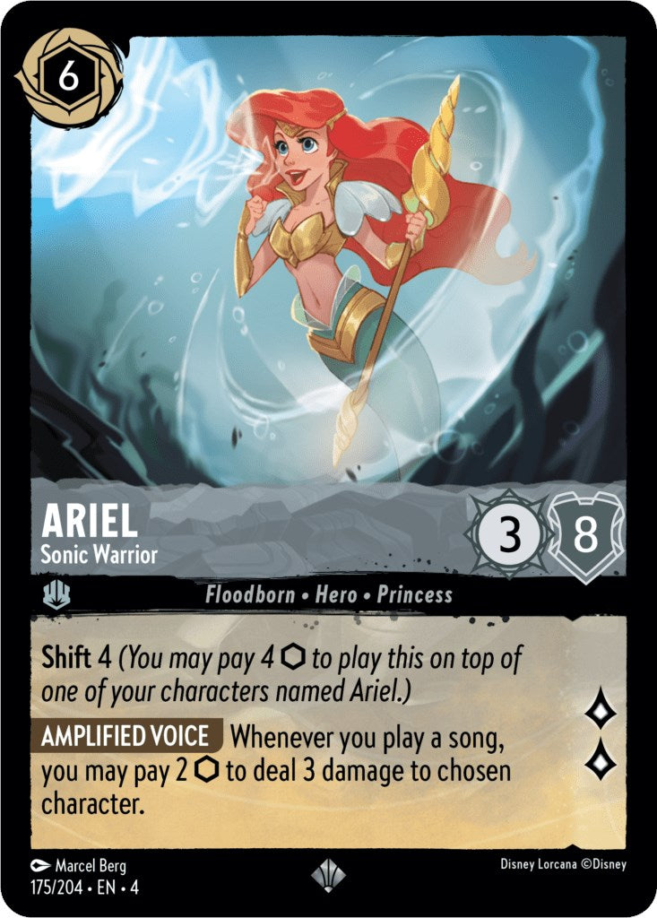 Ariel - Sonic Warrior (175/204) [Ursula's Return] | Clutch Gaming