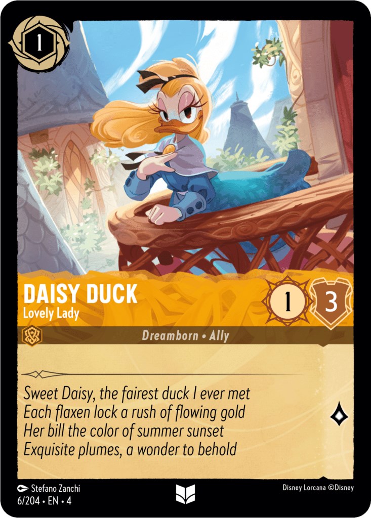 Daisy Duck - Lovely Lady (6/204) [Ursula's Return] | Clutch Gaming
