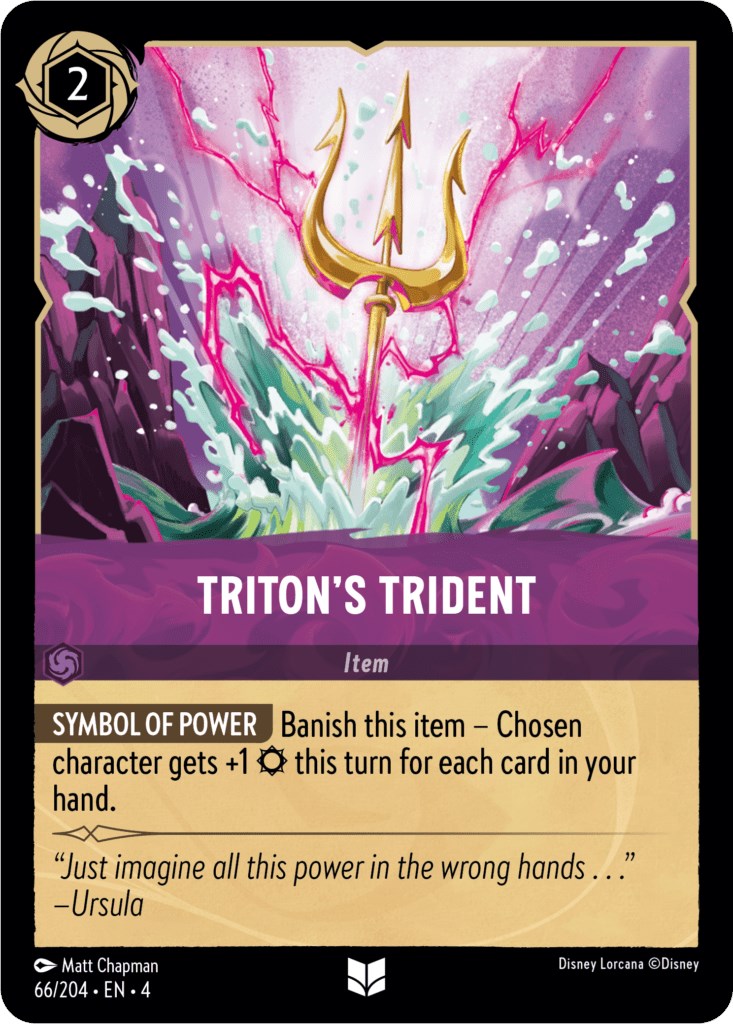 Triton's Trident (66/204) [Ursula's Return] | Clutch Gaming