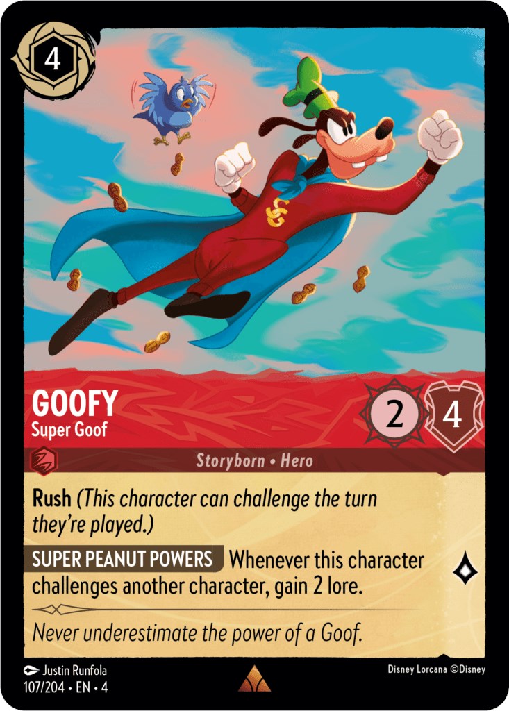 Goofy - Super Goof (107/204) [Ursula's Return] | Clutch Gaming