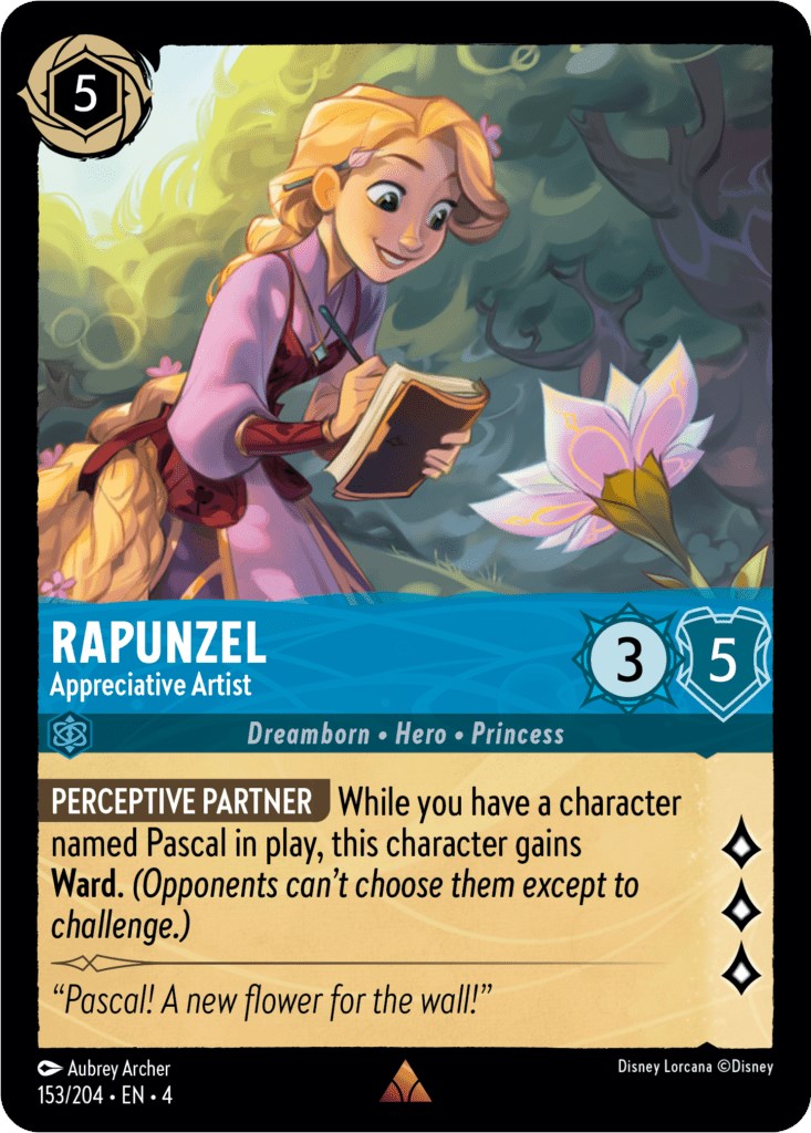 Rapunzel - Appreciative Artist (153/204) [Ursula's Return] | Clutch Gaming