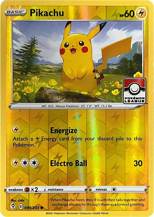 Pikachu (049/203) (2023 2024 League Promo) [League & Championship Cards] | Clutch Gaming