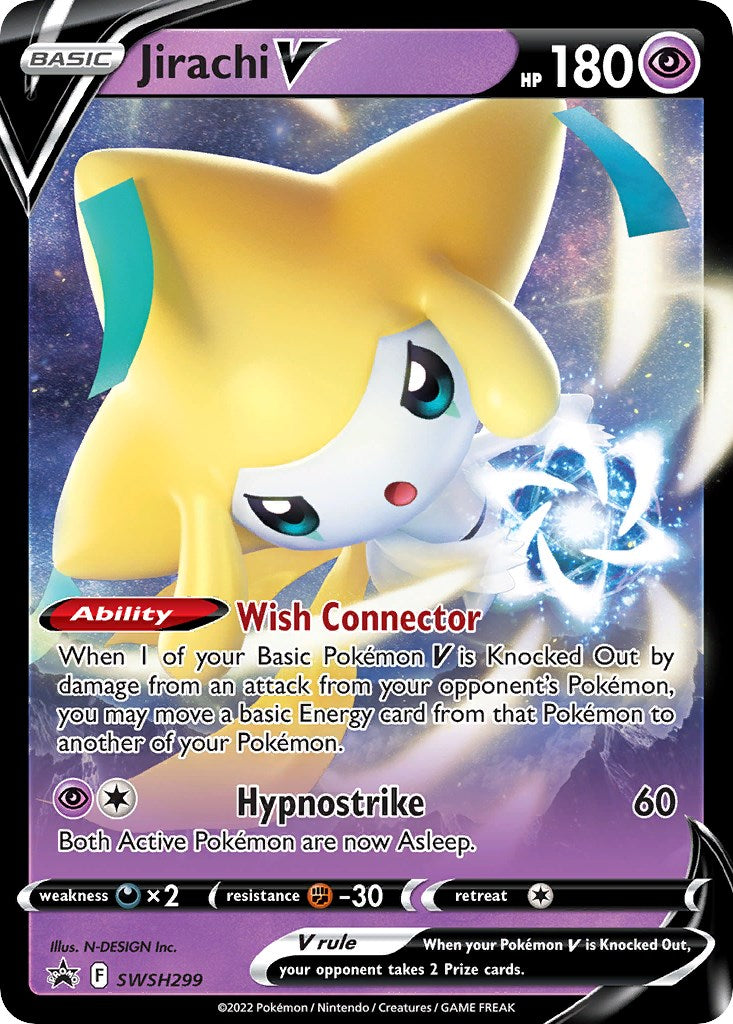 Jirachi V (SWSH299) [Sword & Shield: Black Star Promos] | Clutch Gaming