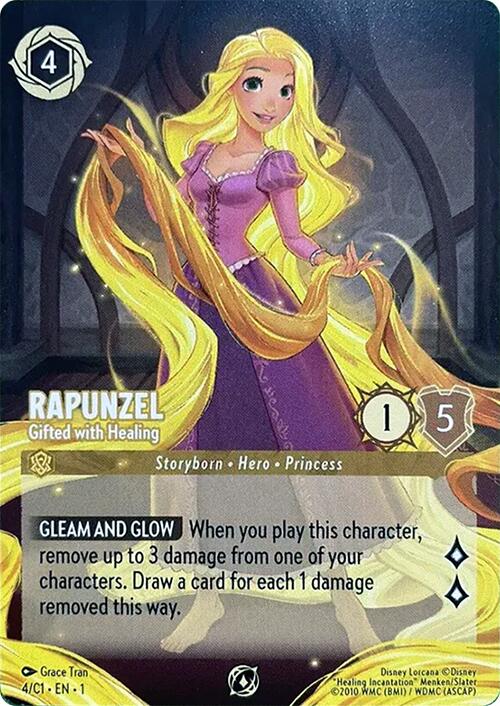 Rapunzel - Gifted with Healing (4) [Promo Cards] | Clutch Gaming